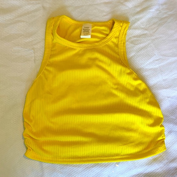 Yellow Two Piece Shorts with Top Set - Picture 1 of 3